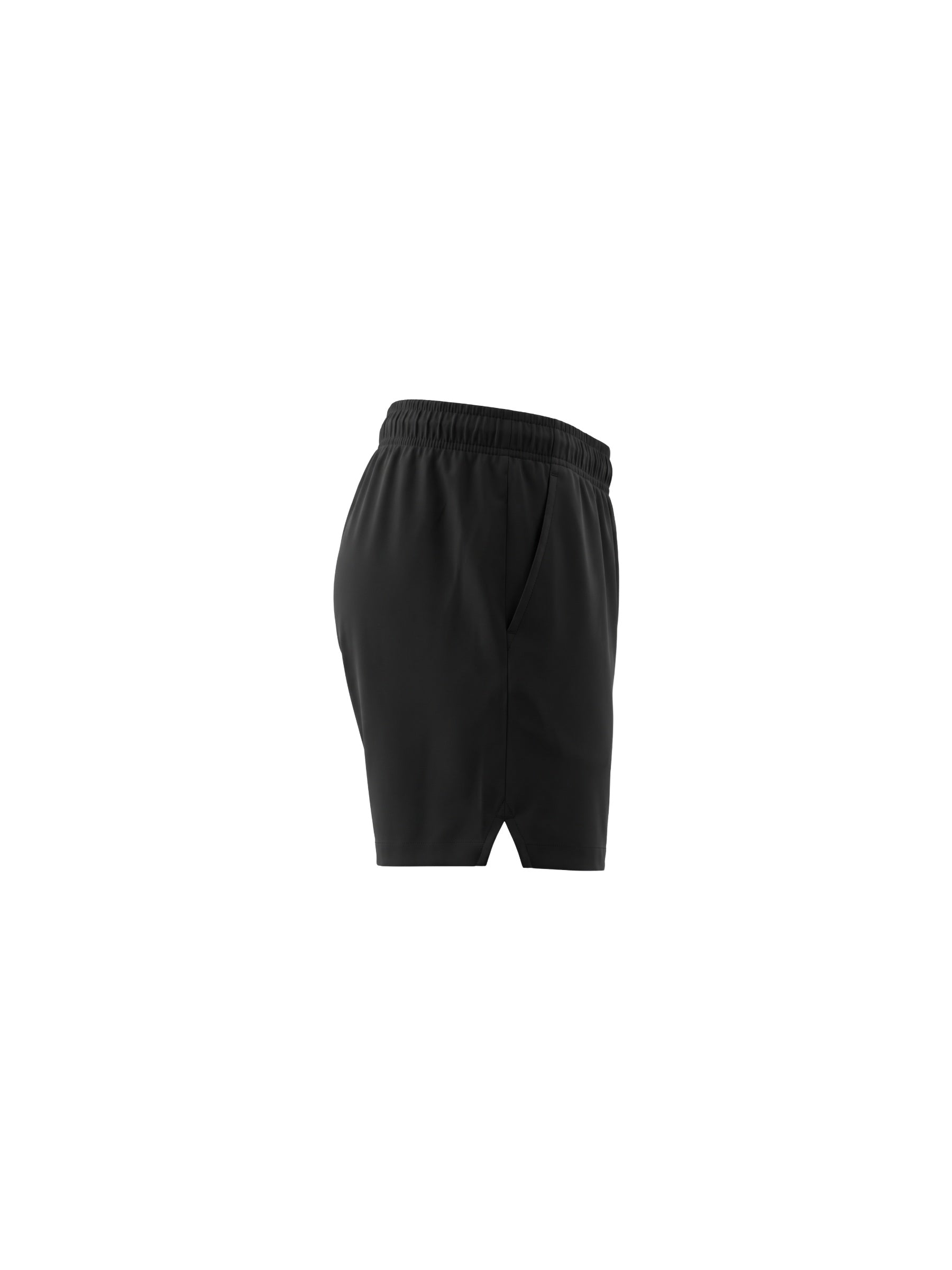 Pace 5" Shorts Black - side packshot - Blanklines