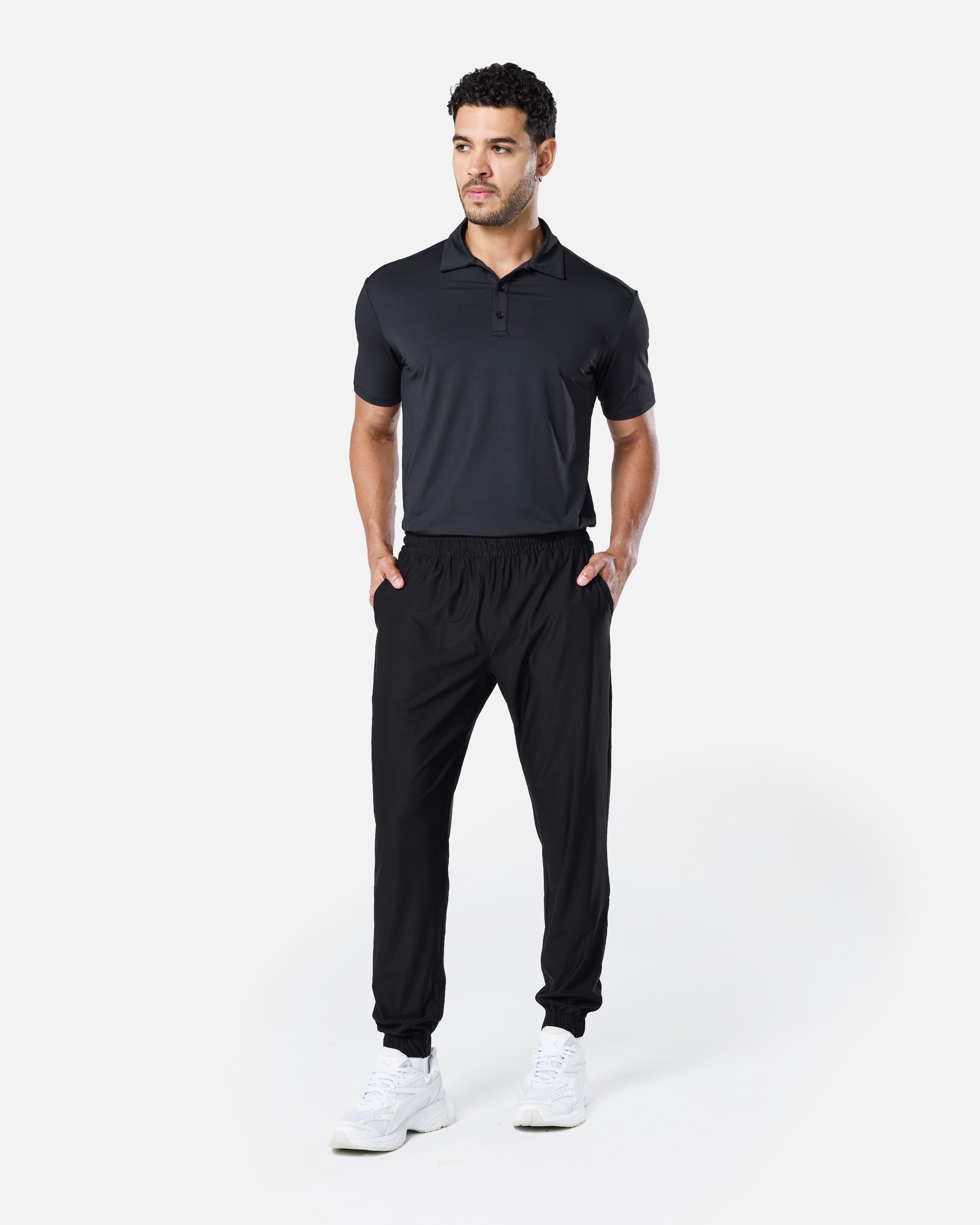 Mens Signature Track Pant Black