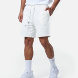 Mens Classic Sweat Shorts Off-White