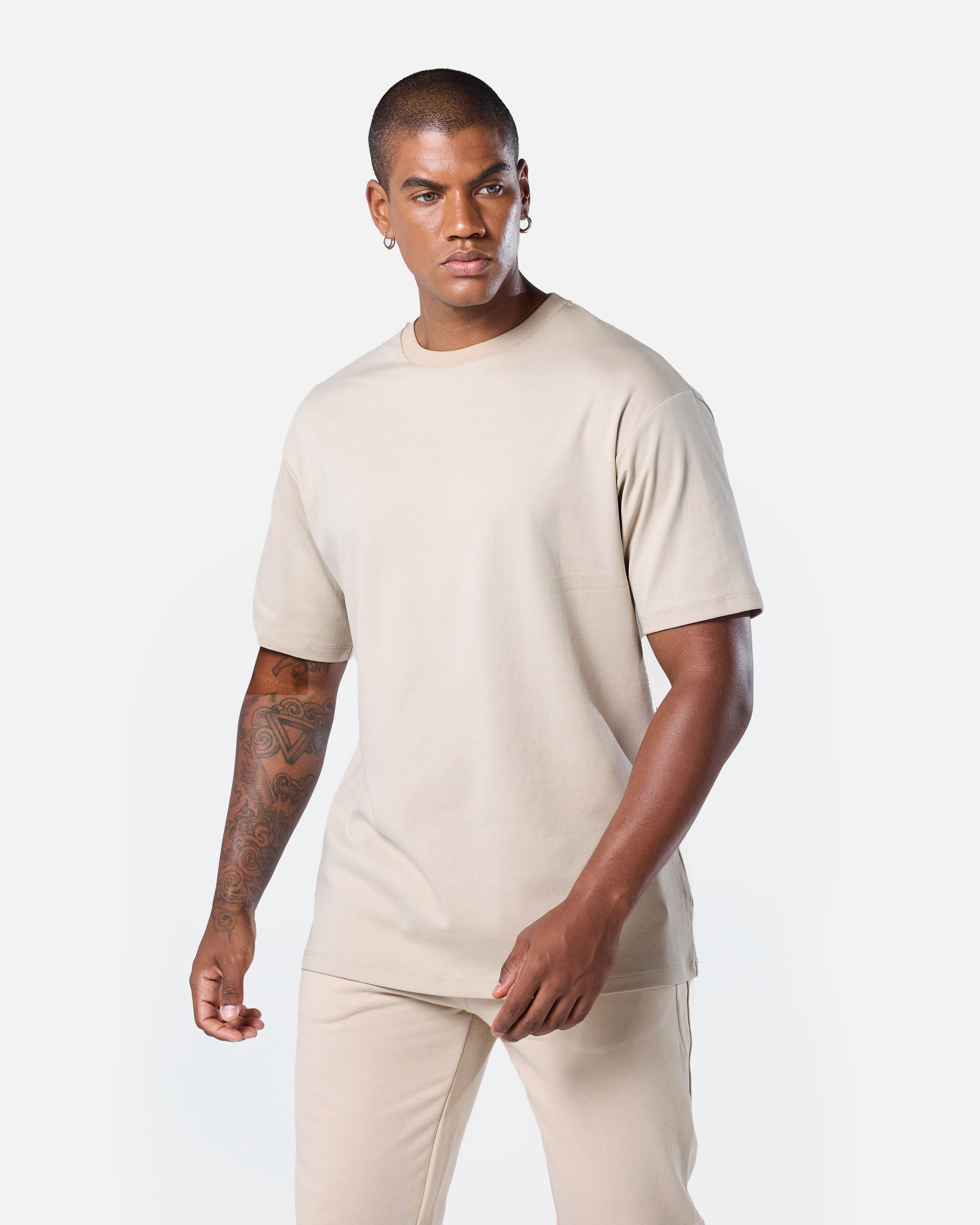 Relaxed Tee Oatmeal