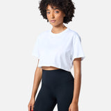 Self Love Cropped Tee White