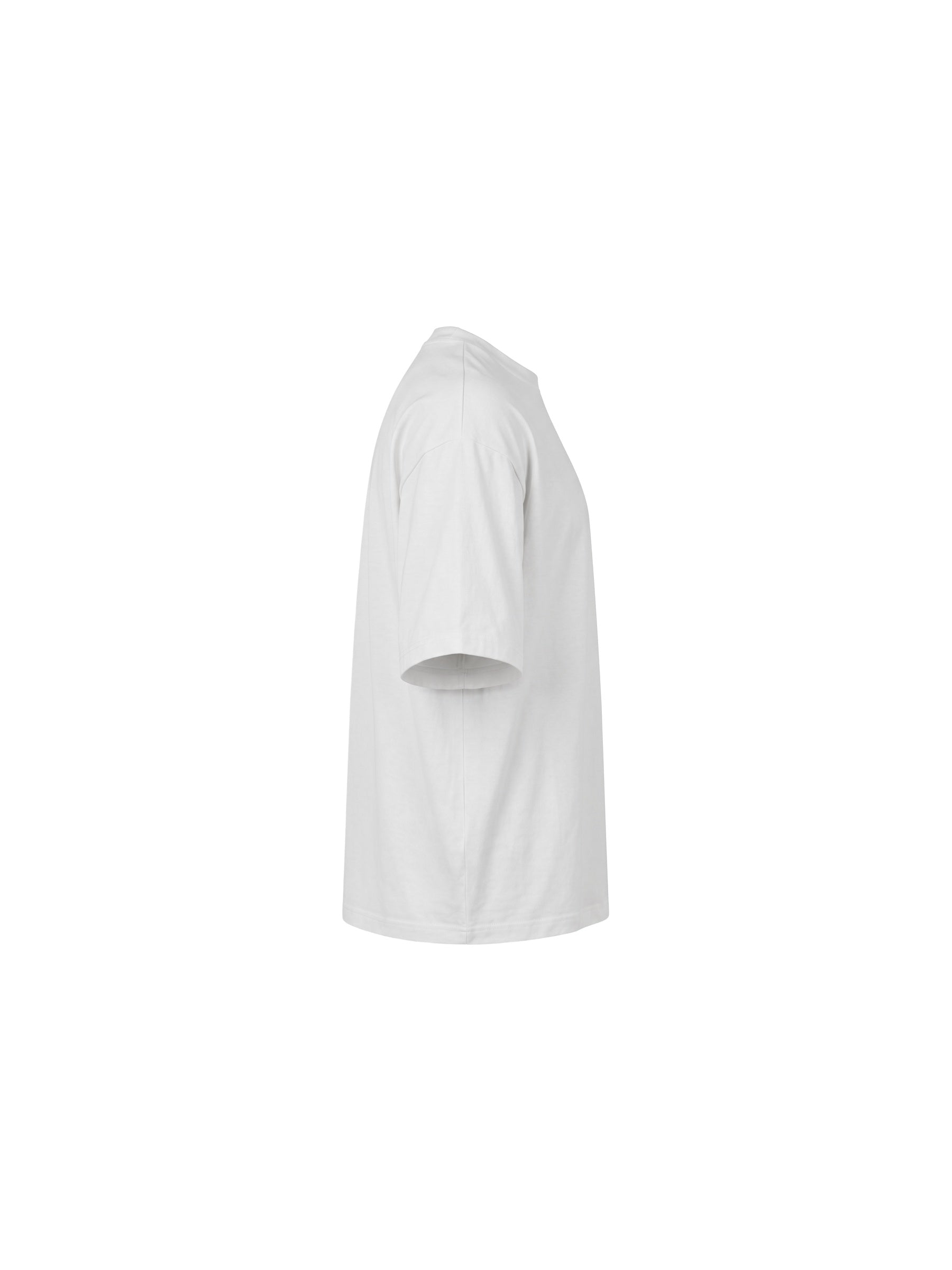 Boxy Tee White - right side packshot - Blanklines
