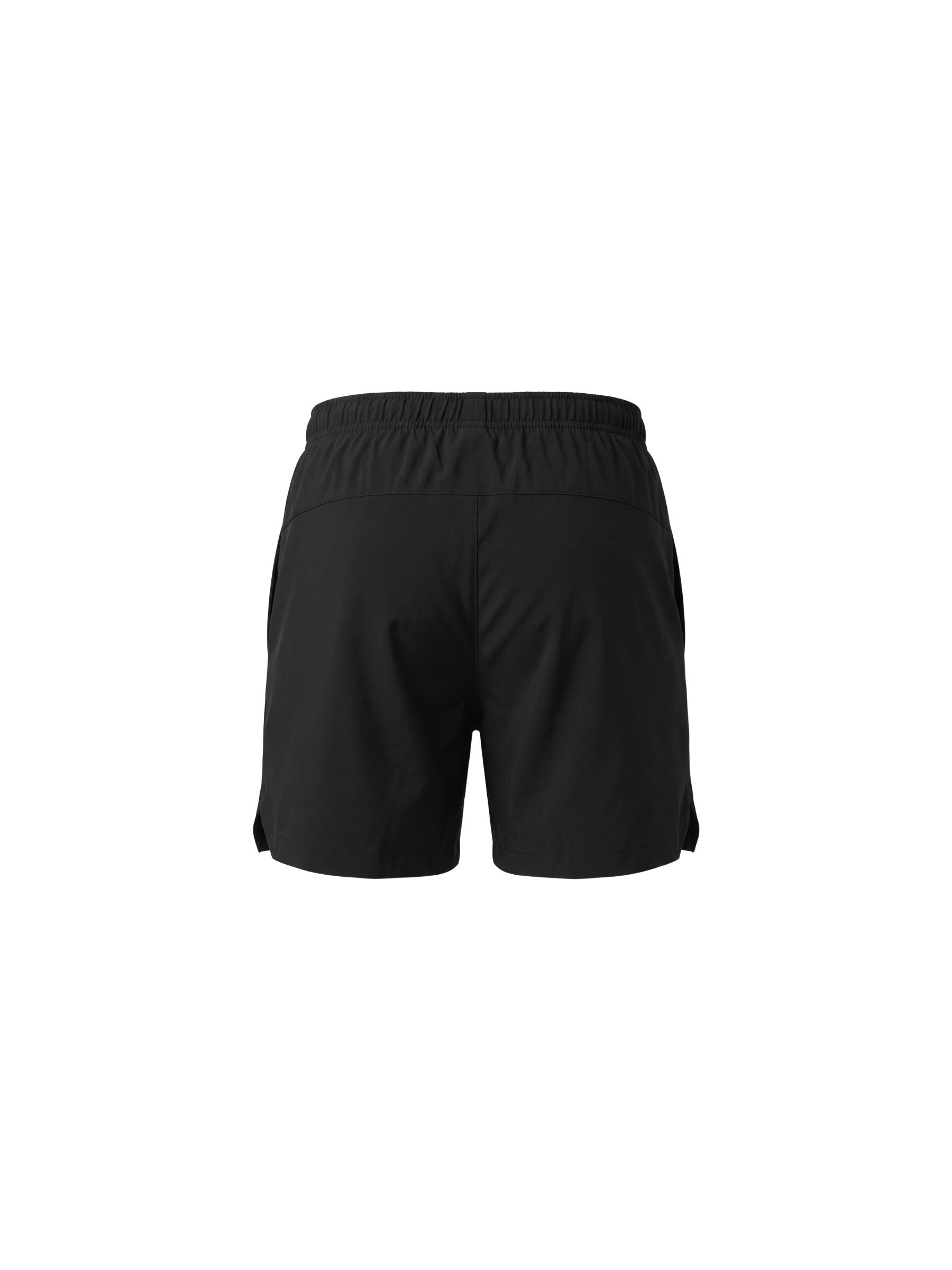 Pace 5" Shorts Black - back packshot - Blanklines