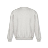 Heritage Crewneck Pullover Grey Marl - back packshot - Blanklines