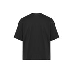 Boxy Tee Black - back packshot - Blanklines