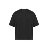Boxy Tee Black - back packshot - Blanklines
