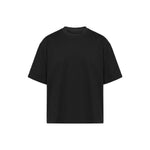 Boxy Tee Black - front packshot - Blanklines