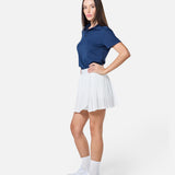Womens Elemental Button Up Performance Polo Navy