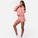 Epic Cropped Zip Hoodie Clay