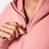 Epic Cropped Zip Hoodie Clay