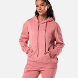 Womens Flux Oversize Hoodie Clay