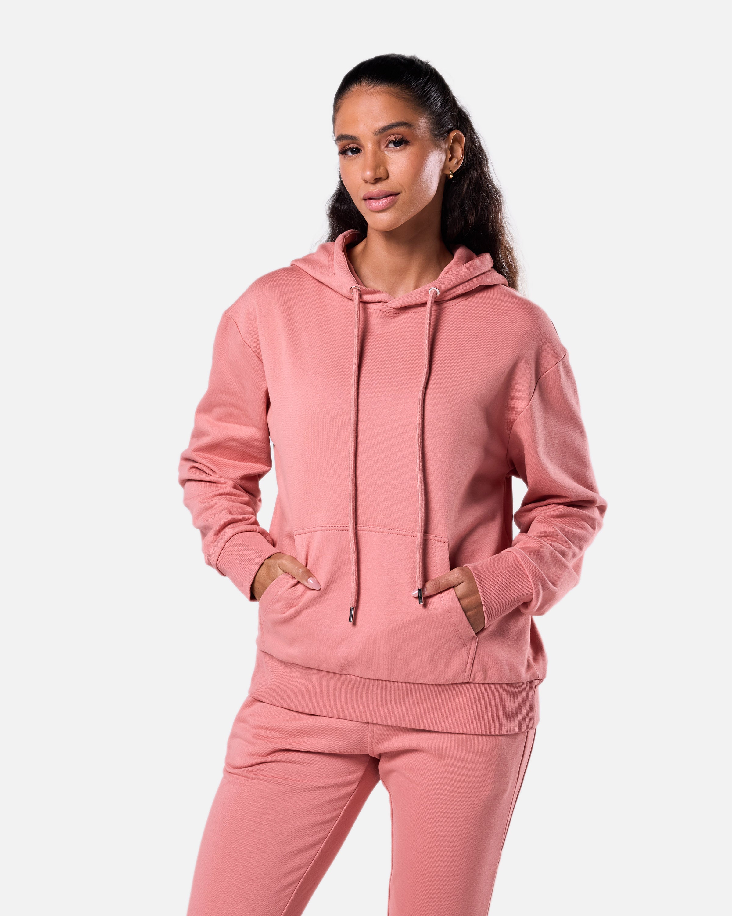 Womens Flux Oversize Hoodie Clay