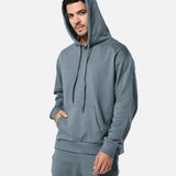 Mens Flux Oversize Hoodie Xanadu Grey