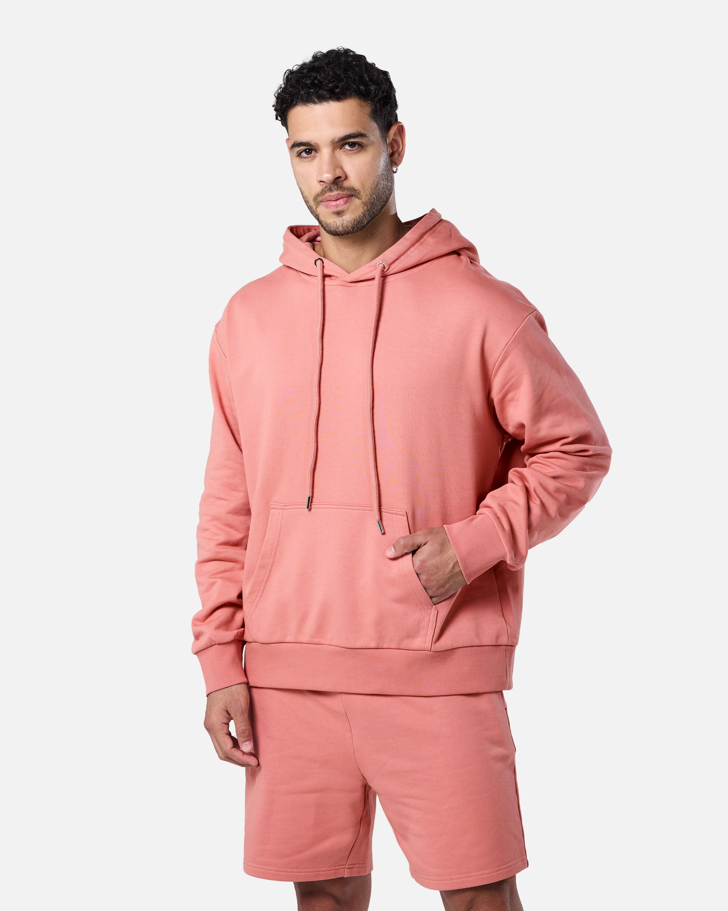 Mens Flux Oversize Hoodie Clay