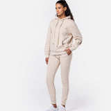 Womens Flux Oversize Hoodie Oatmeal