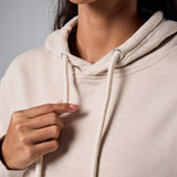 Womens Flux Oversize Hoodie Oatmeal