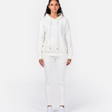 Womens Flux Oversize Hoodie Off-White