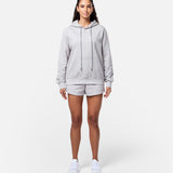 Womens Flux Oversize Hoodie Light Grey