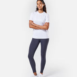 Womens Reset Raglan Performance Tee White