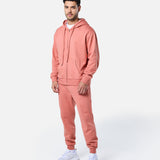 Mens Reset Oversized Zip Hoodie Clay
