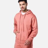Mens Reset Oversized Zip Hoodie Clay
