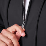 Mens Reset Oversized Zip Hoodie Black