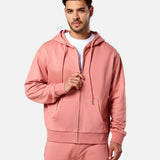 Mens Reset Oversized Zip Hoodie Clay