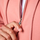 Mens Reset Oversized Zip Hoodie Clay