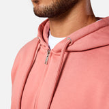 Mens Reset Oversized Zip Hoodie Clay