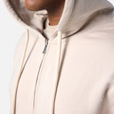 Mens Reset Oversized Zip Hoodie Oatmeal