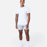 Mens Reset Raglan Performance Tee White
