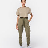 Self Love Cropped Tee Soft Khaki