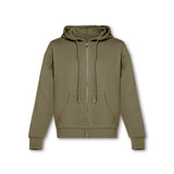 Mens Reset Oversized Zip Hoodie Khaki
