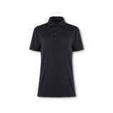 Womens Elemental Button Up Performance Polo Black