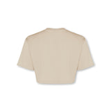 Self Love Cropped Tee Soft Khaki