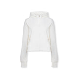Epic Cropped Zip Hoodie Off-White