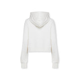 Epic Cropped Zip Hoodie Off-White