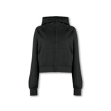 Epic Cropped Zip Hoodie Black