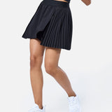 A - Game Tennis Skirt Black - Blanklines
