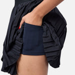 A - Game Tennis Skirt Black - Blanklines