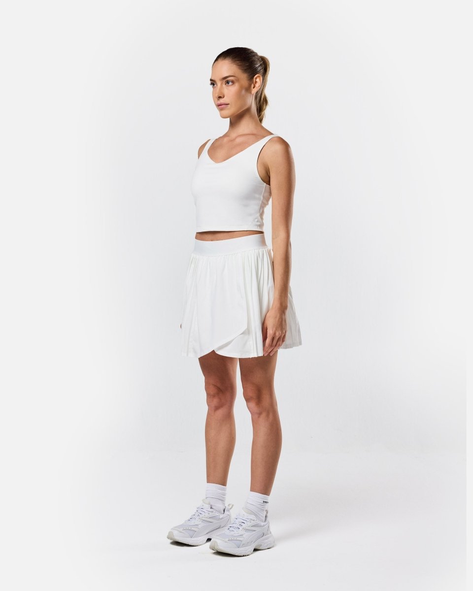 A - Game Tennis Skirt Off - White - Blanklines