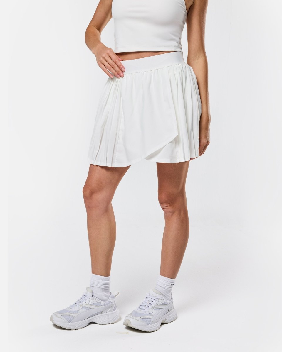 A - Game Tennis Skirt Off - White - Blanklines