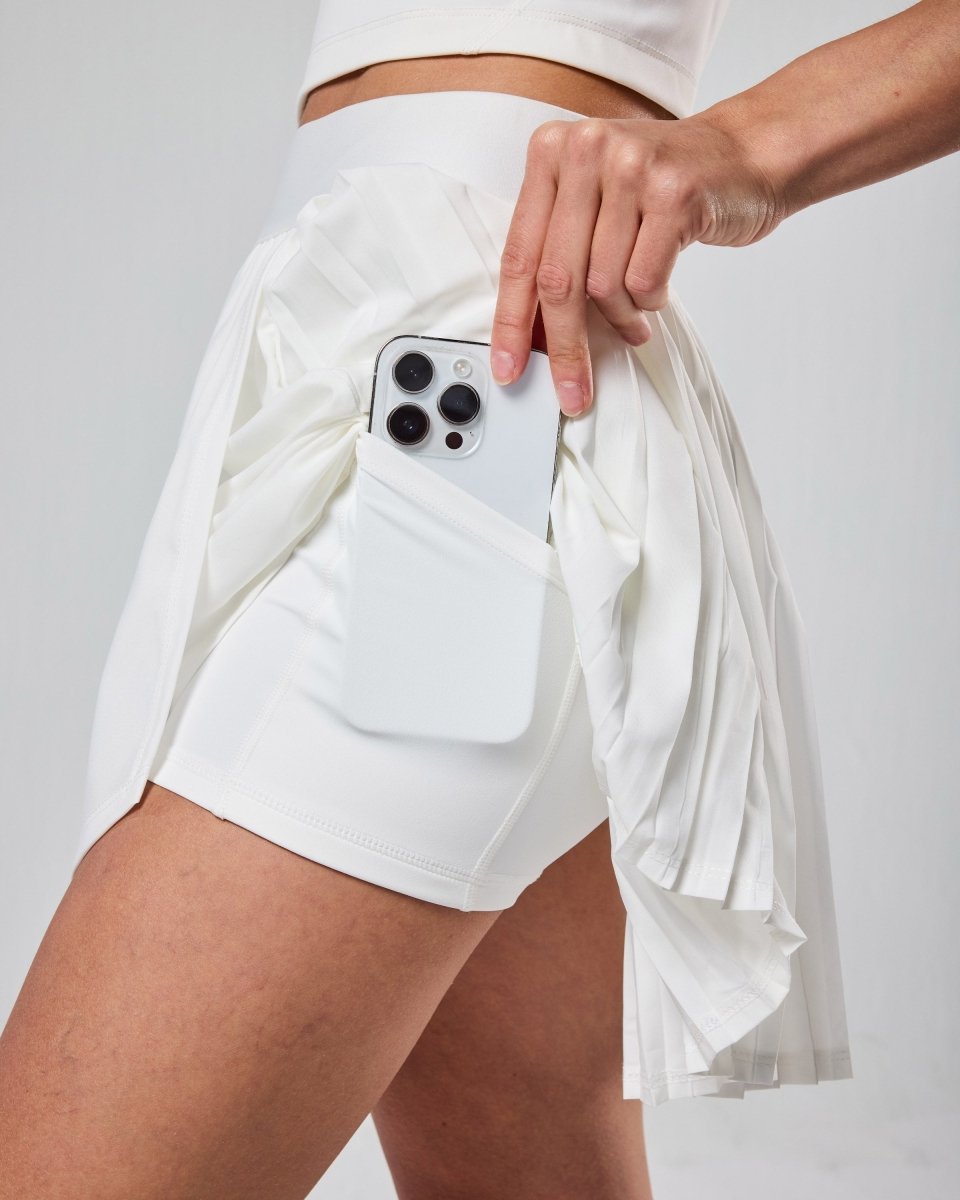 A - Game Tennis Skirt Off - White - Blanklines