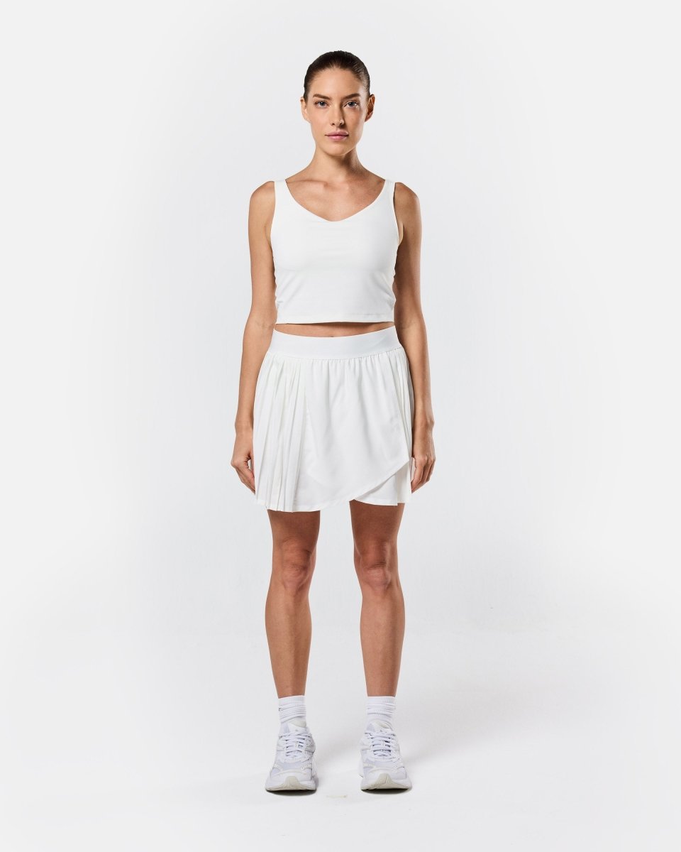 A - Game Tennis Skirt Off - White - Blanklines