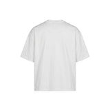 Boxy Tee White - back packshot - Blanklines