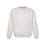 Heritage Crewneck Pullover Grey Marl - front packshot - Blanklines