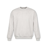 Heritage Crewneck Pullover Grey Marl - front packshot - Blanklines