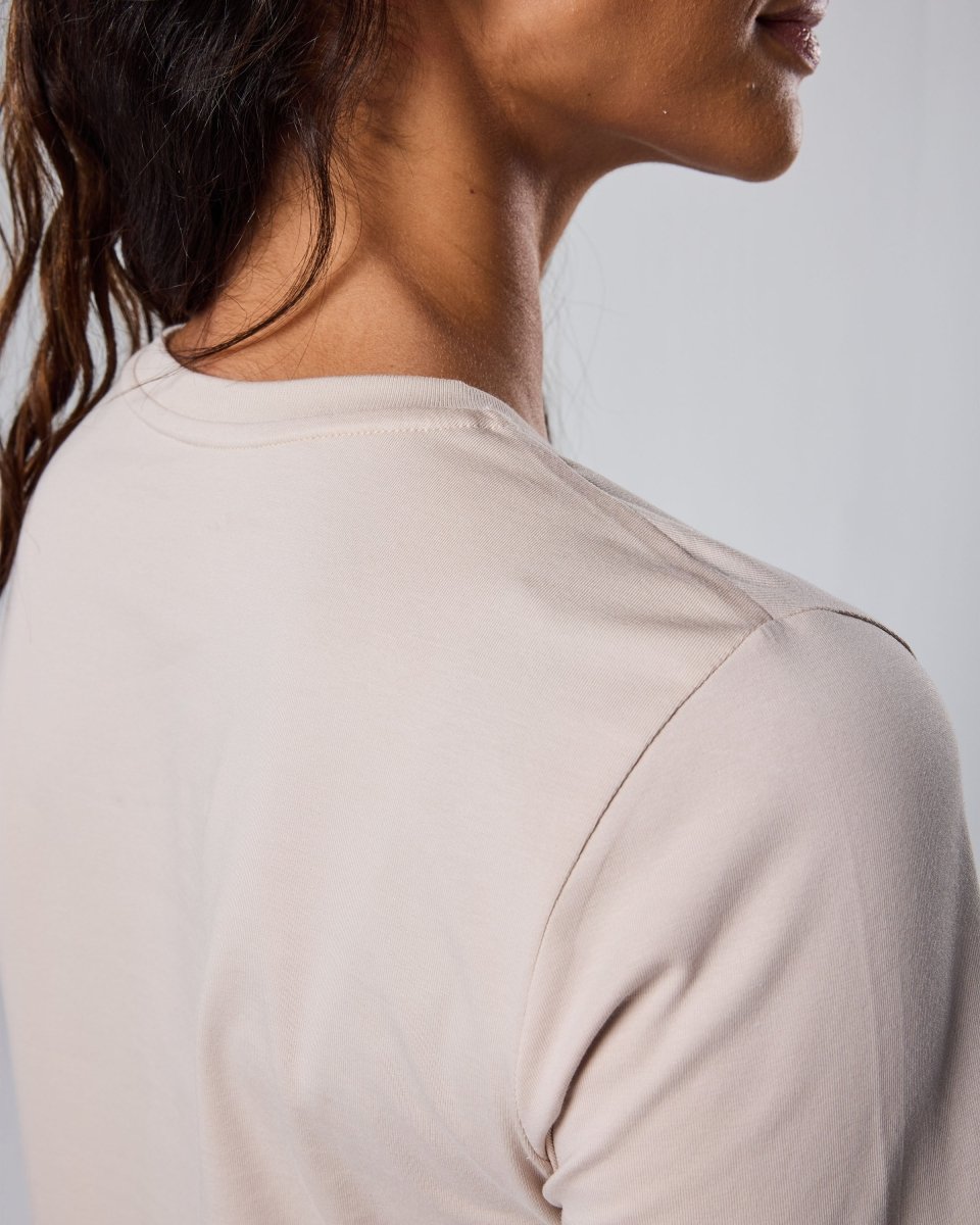 All Day Tee Oatmeal - Blanklines