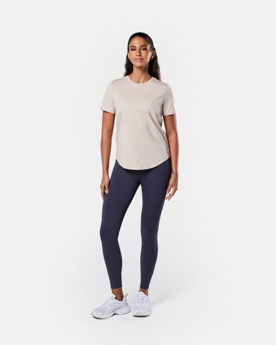 All Day Tee Oatmeal - Blanklines