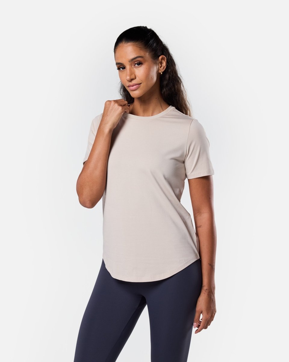 All Day Tee Oatmeal - Blanklines